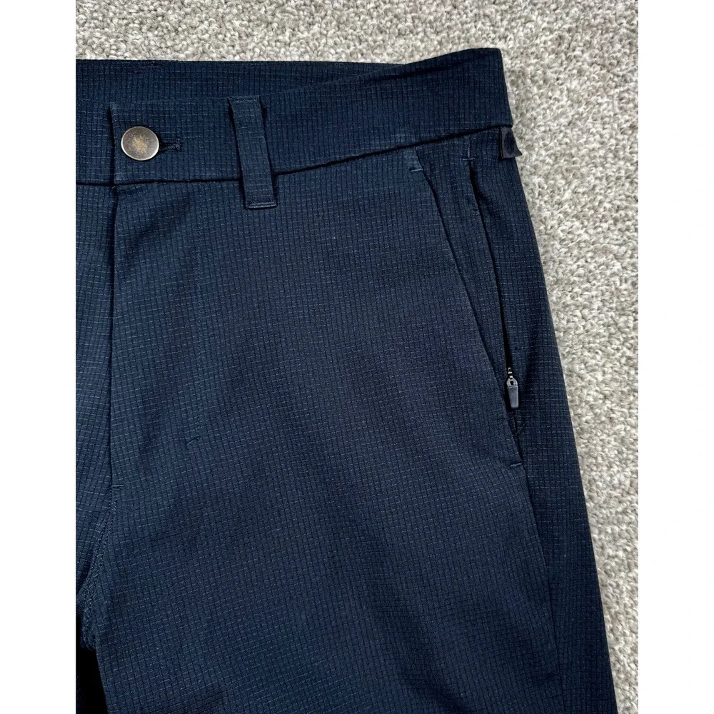 Lululemon Mens Navy Ripstop Performance Pants Size 28x31 Stretch Travel Golf